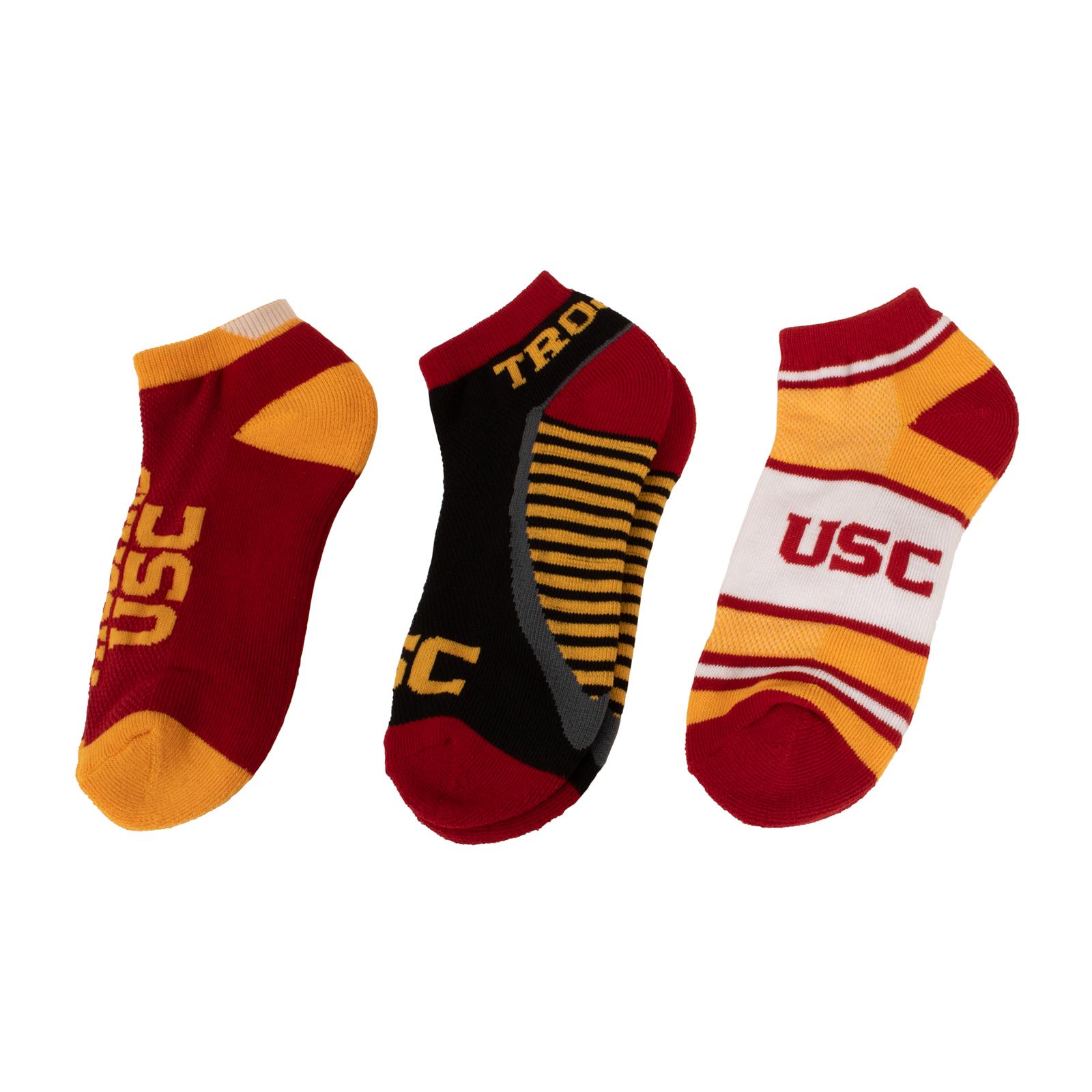 USC Trojans Basics Three Pack Socks by FBF image01